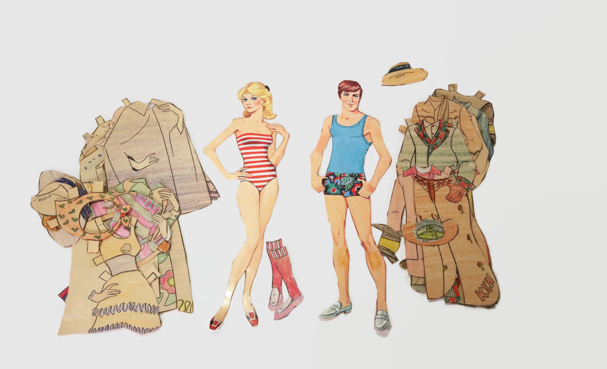 barbie cut out paper dolls