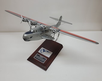 Toys and Models Corporation Pan-Am PAA Martin 130 China Clipper Mahogany Stand Made in Philippines LIKE NEW
