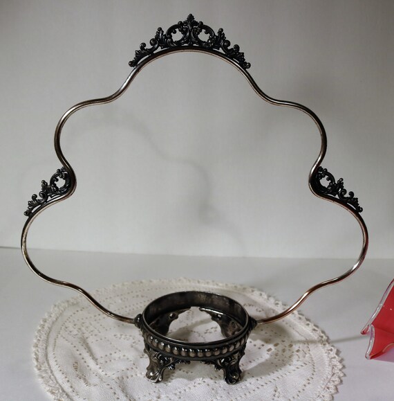 1850-83 EG Webster Pink Peach Blow High Glossed Bride's Basket - Etsy
