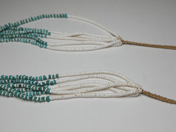 Heishi Turquoise Vintage Collier Santo Domingo Native American /Southwest - En vente sur France
