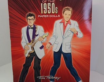 Légendes du rock and roll des années 50, poupées en papier - Tom Tierney