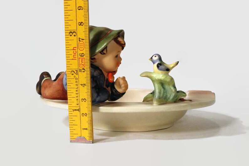 hummel ashtray boy with bird