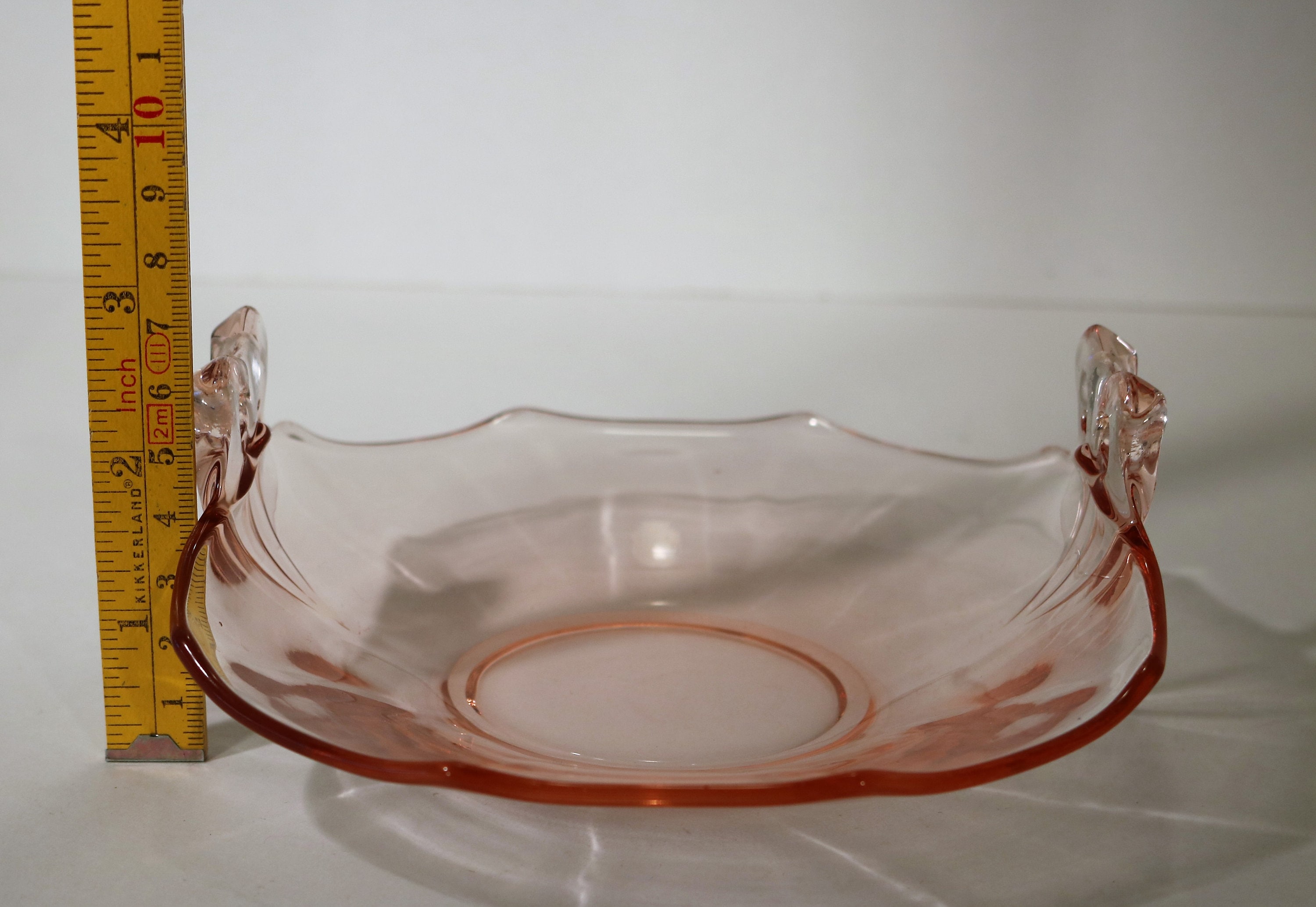 Fostoria Lafayette Jam Pot With Lid Pink Depression Glass 