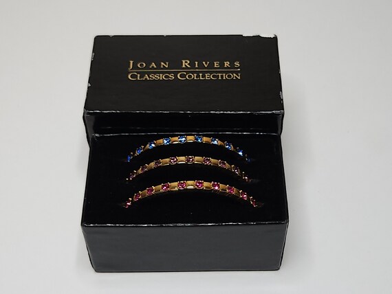 Vintage Joan Rivers Signed Set of Three Gold Tone… - image 3