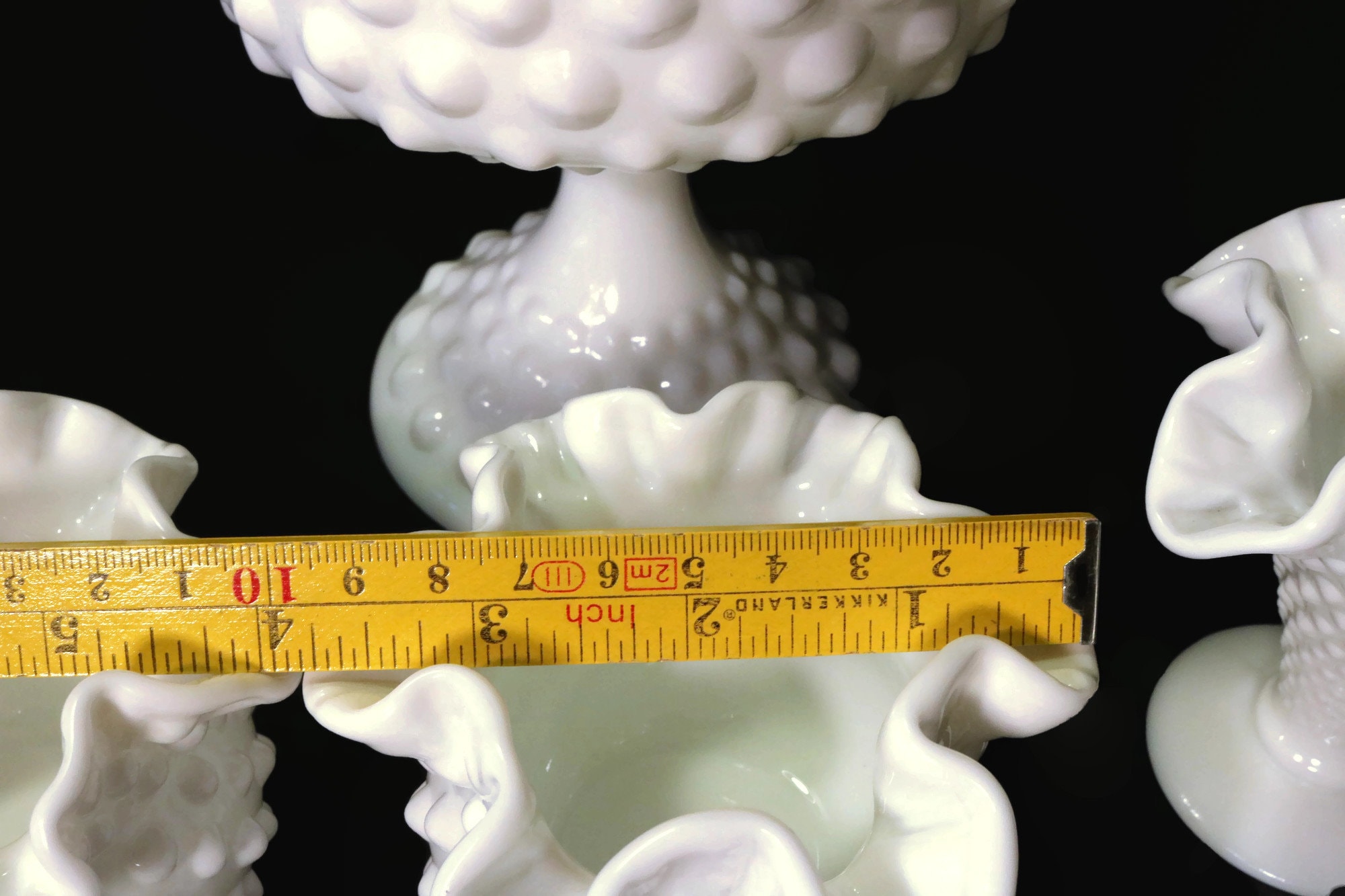 Vintage Fenton Milk Glass Hobnail Collection