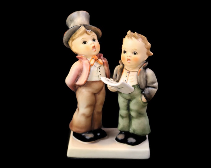 Goebel Hummel #130 DUET Two Boys Singing Porcelain Figurine TMK 5