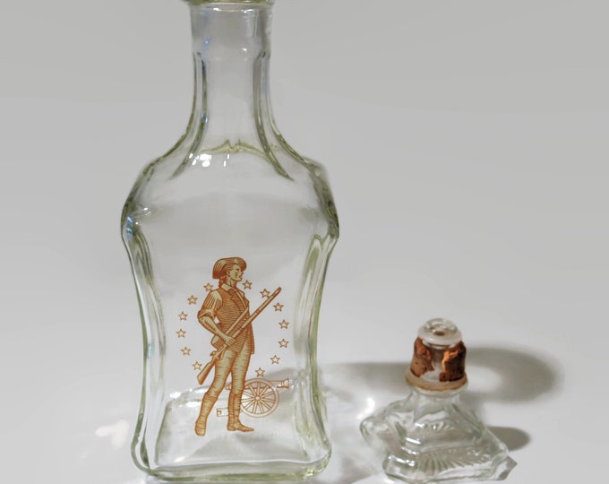 1965 Old Fitzgerald Collection Colonial Decanter Whiskey Liquor Bottle