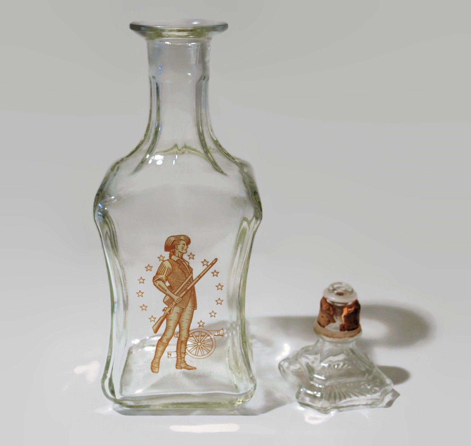 1965 Old Fitzgerald Collection Colonial Decanter Whiskey Liquor Bottle