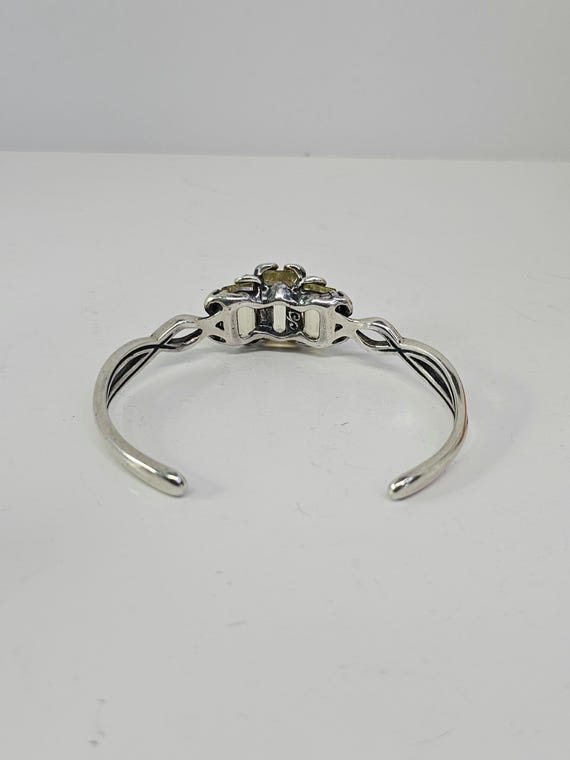 Carolyn Pollack Relios Sterling and 3 Lemon Quartz Baguettes