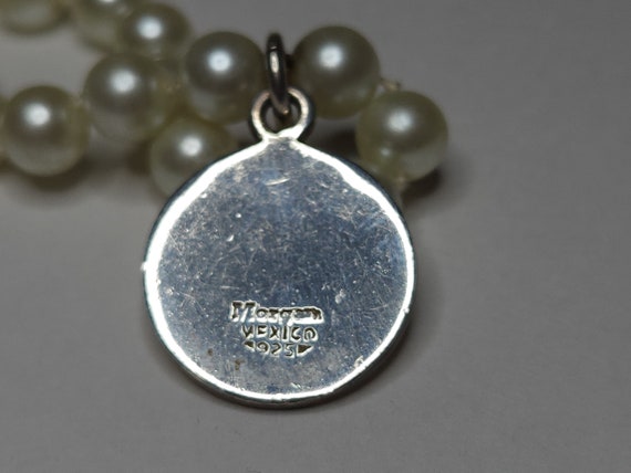 Pendentif En Argent Massif Style Mexico - Occasion, Couleur Argenté