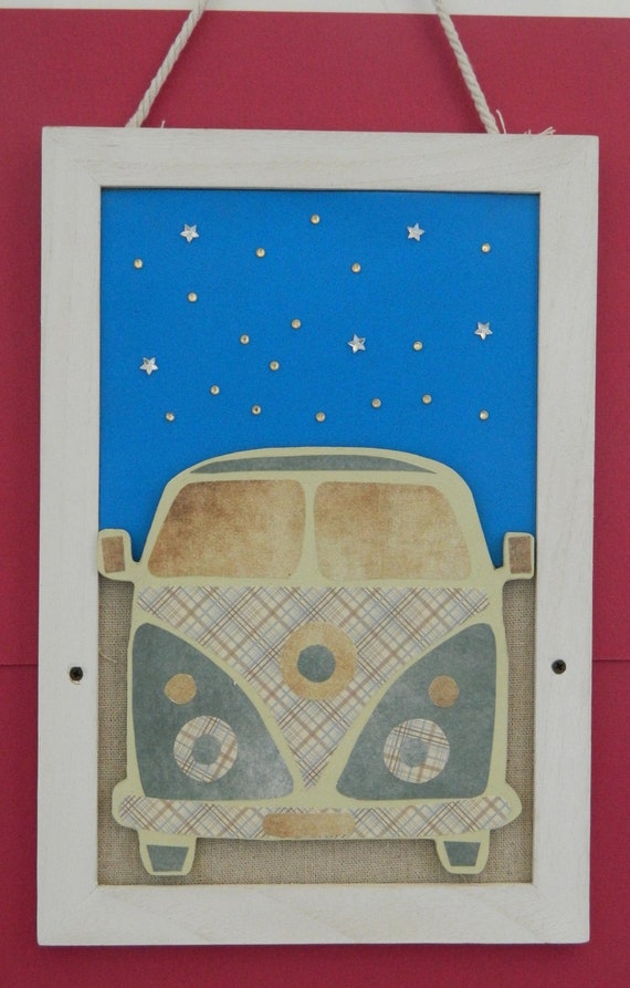 Twinkly Star Blue Sky Camper Van Hanging Wall Plaque Etsy Twinkly Star Blue Sky Camper Van Hanging Wall Plaque Etsy