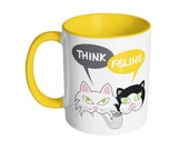 Mug Think Feline