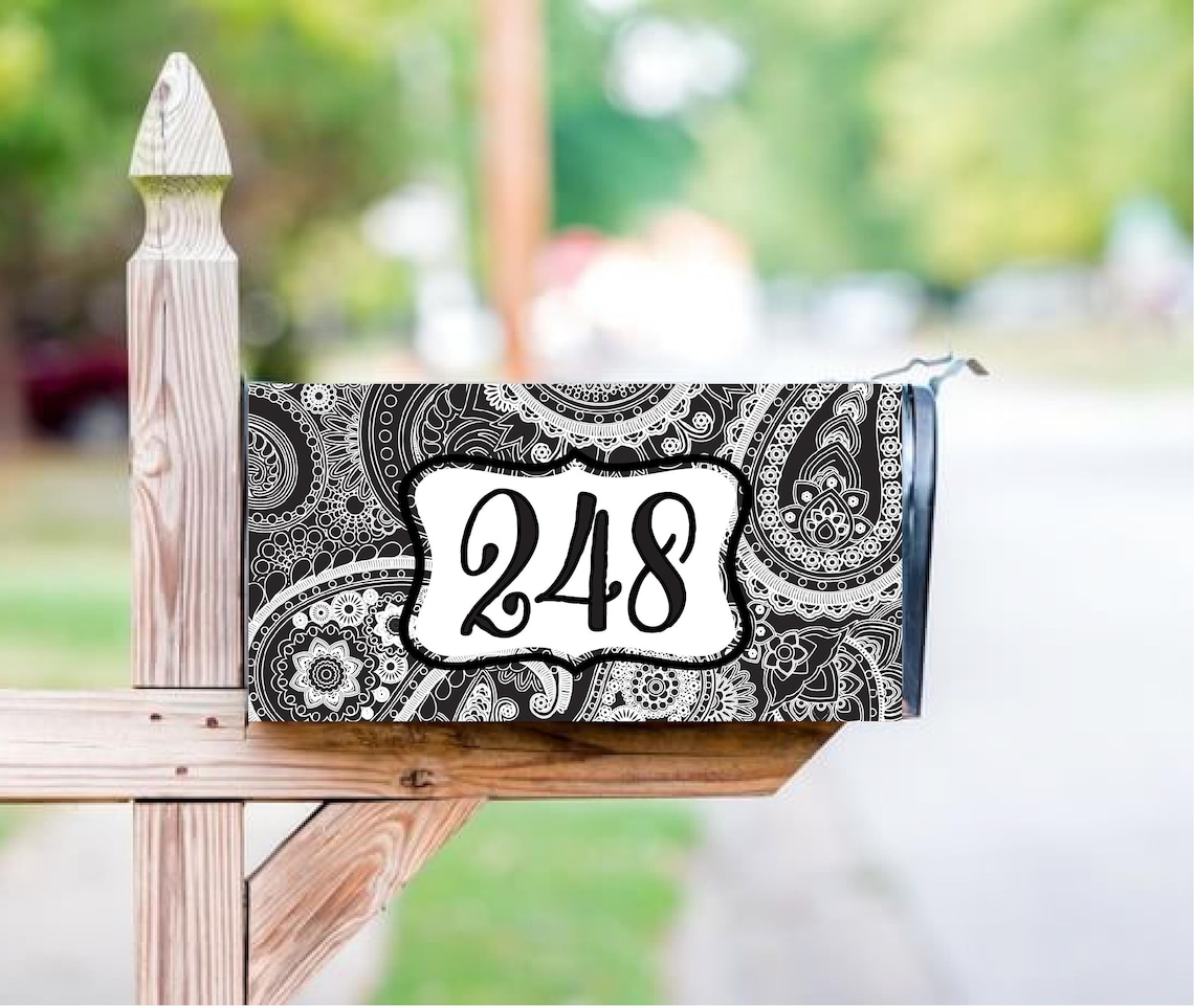Custom Full Mailbox Cover With Your Name Address or Etsy