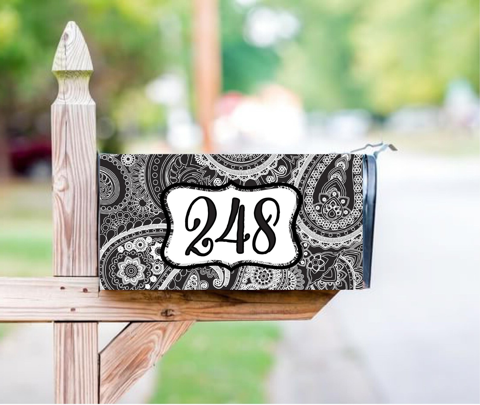 Custom Full Mailbox Cover With Your Name Address or Etsy
