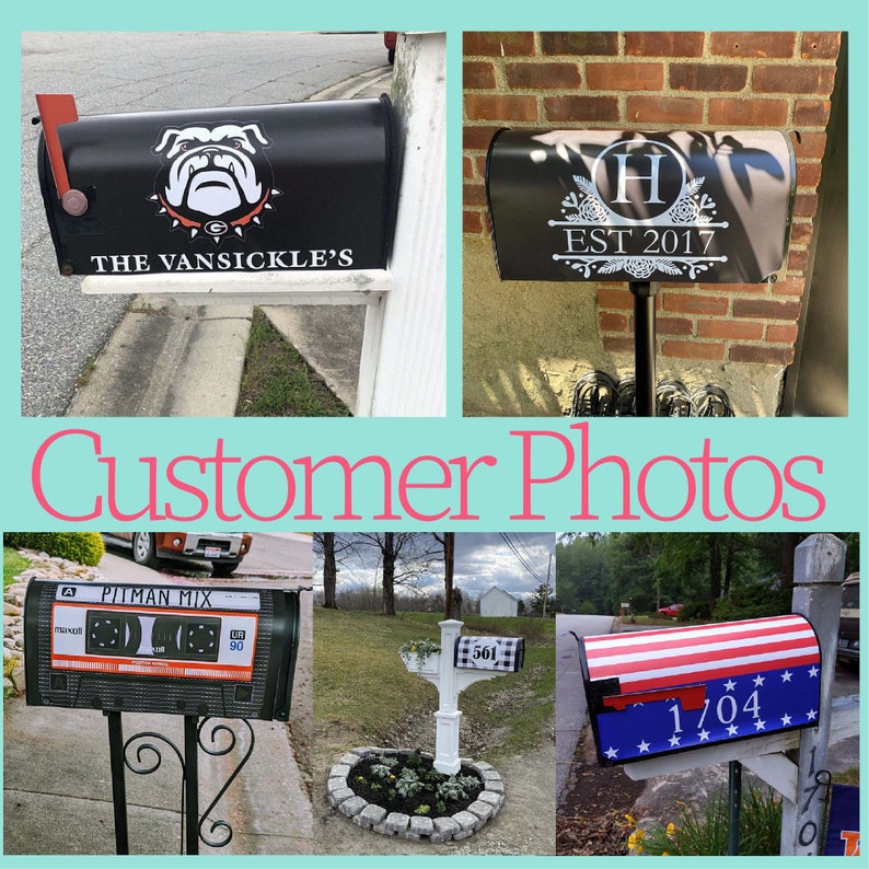 Custom Full Mailbox Cover with your Name Address or Etsy