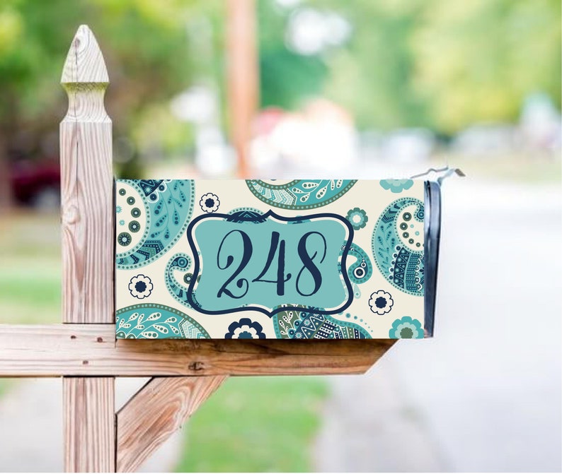 Custom Full Mailbox Cover with your Name Address or Etsy