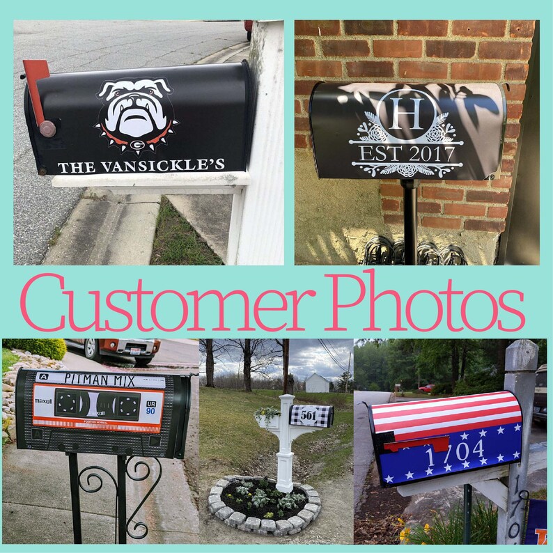 Custom Full Mailbox Cover with your Name Address or Etsy