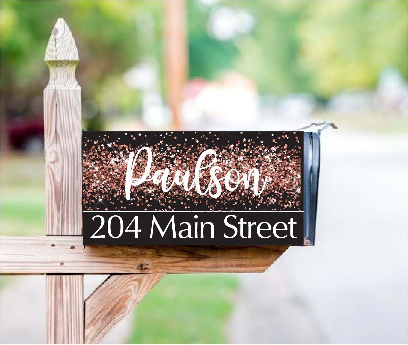 Custom Full Mailbox Cover with your Name Address or Etsy