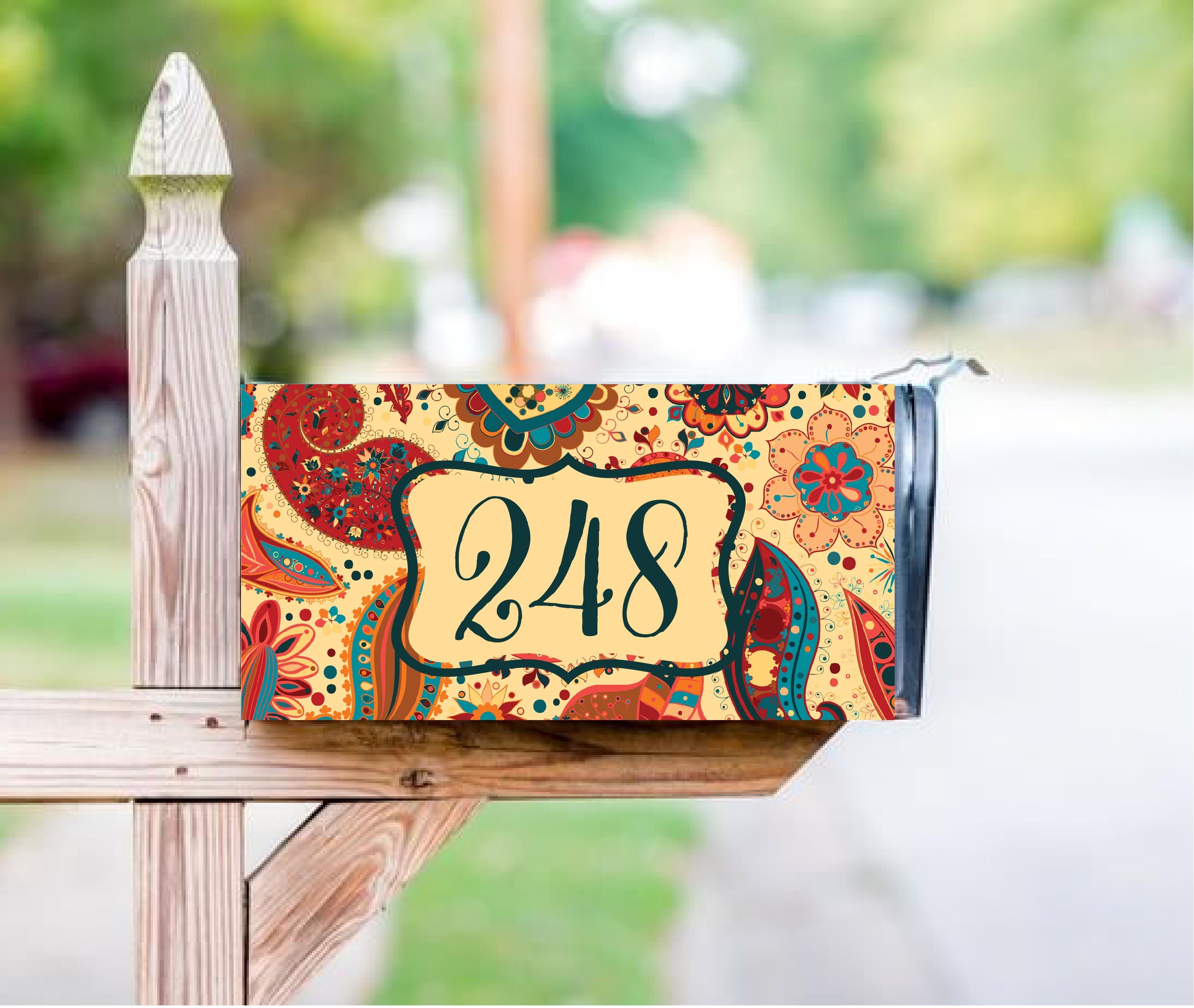 Custom full magnetic mailbox cover with your name address or etsy