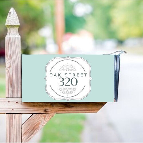Custom Full Mailbox Cover With Your Name Address or Etsy
