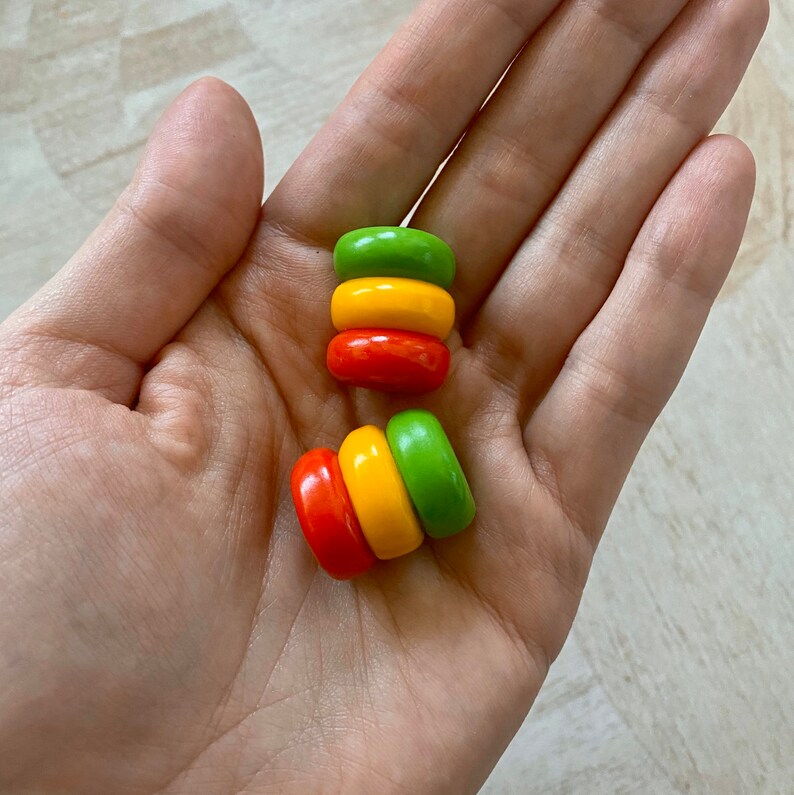 Rasta dread beadRasta dreadbeadhole 8mmdreadbeads