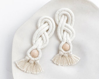 Follow Throughs - Bridal - Handmade Gift Idea - Knot Earrings - Stil Works Studio