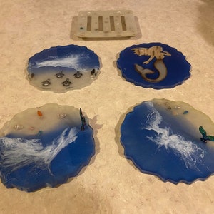 Sea Themed 3D Coasters