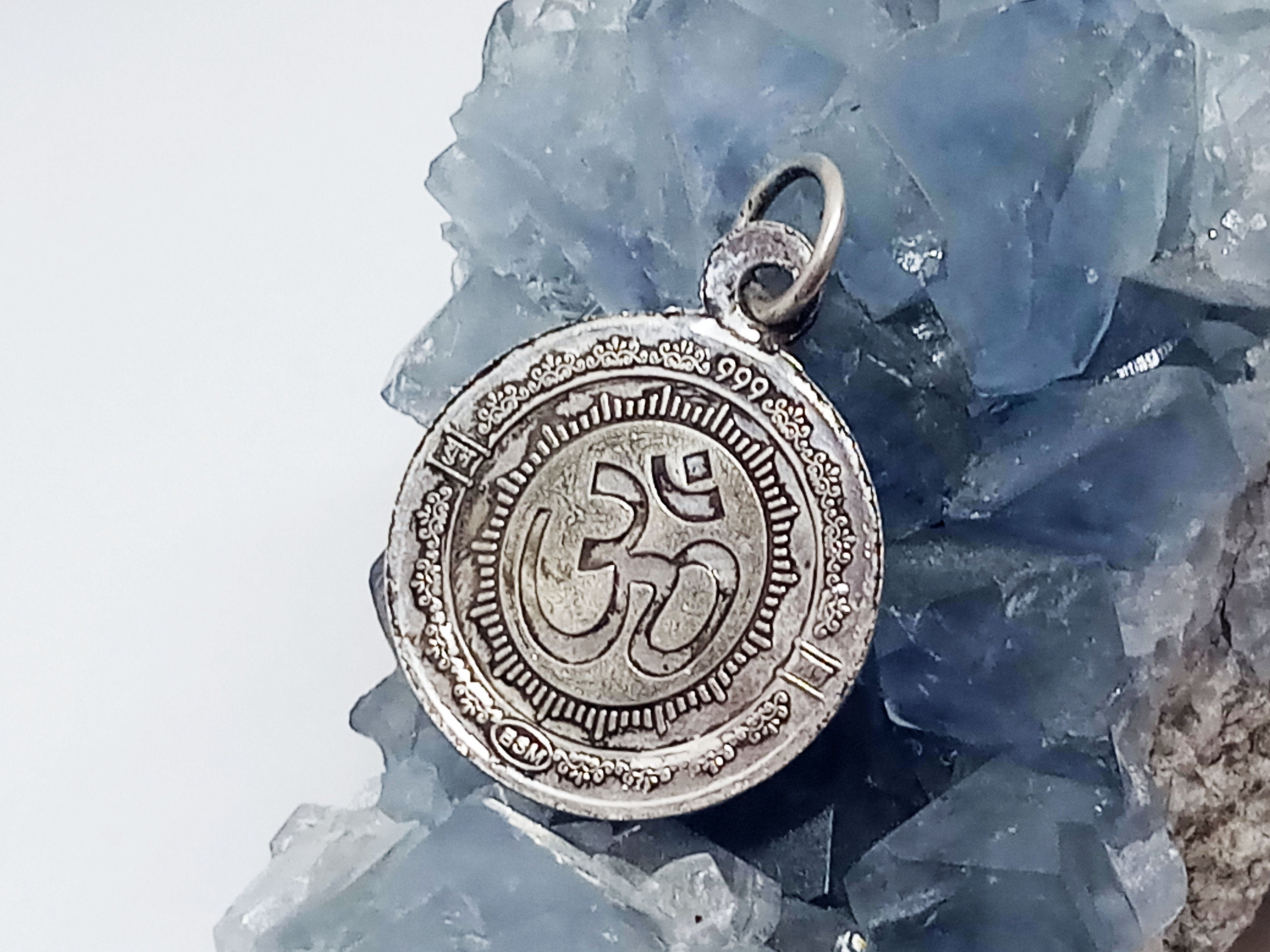 Sai Baba Silver Pendant Pure Silver Coin Jewelry Pure Silver - Etsy