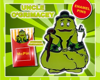 Uncle O'Grimacey McDonaldland Enamel Pin Shamrock Shake - NOW SHIPPING!