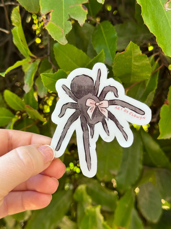 Coquette Tarantula Sticker Girly Girl Sticker Spider With Bow Sticker  Waterproof Sticker Stickers for Hydroflask 