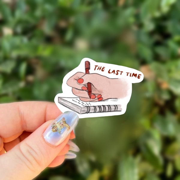 The Last Time Sticker | Taylor Swift Surprise Songs Sticker | Red Sticker | Waterproof Sticker | Stickers for Hydroflask