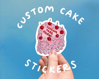 Custom Cake Stickers
