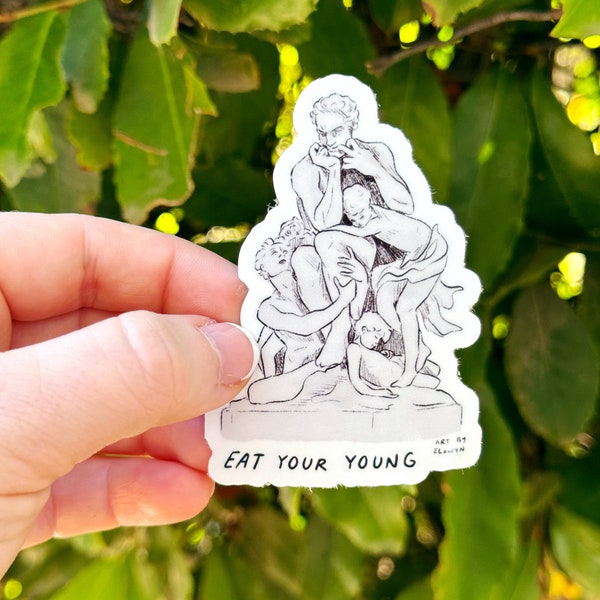 Eat Your Young | Hozier Sticker | Unreal Unearth Sticker | Sticker | Waterproof Sticker | Stickers for Hydroflask