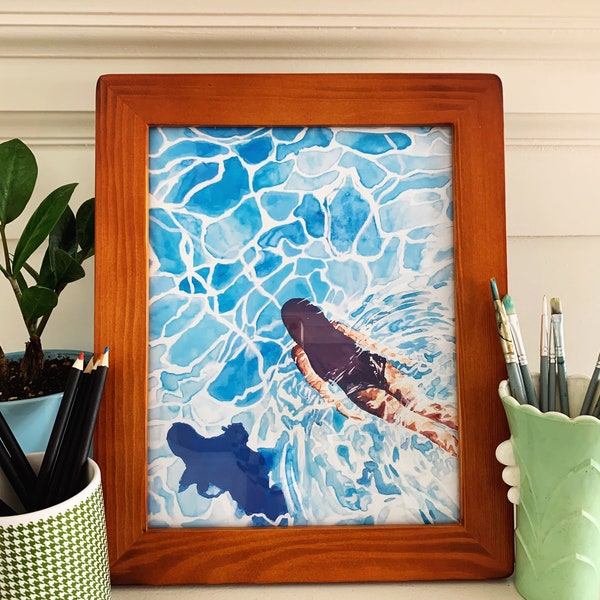 Swimming Pool Art - Etsy