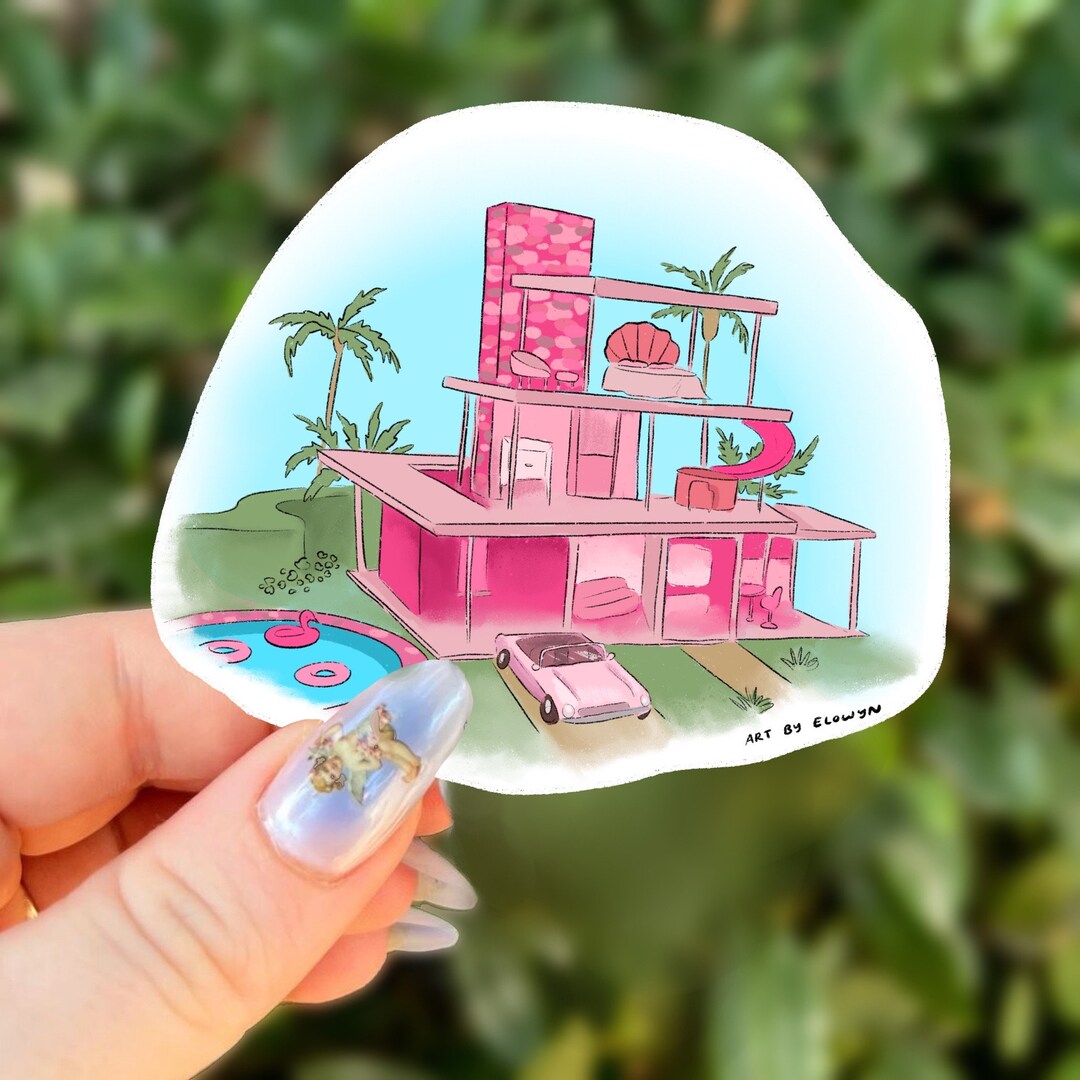 Barbie Dreamhouse Sticker Stickers for Hydroflask Laptop Etsy