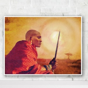Maasai Poster