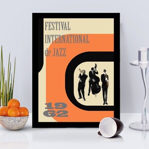 Festival International de Jazz Framed Poster