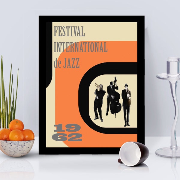 Festival International de Jazz Framed Poster