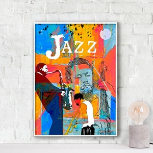 Jazz Greats Poster - Miles . Mingus. Coltrane.