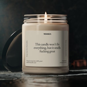 Thinking of You Gift, Sorry Gift, Best Friend Gift, Funny Thinking of You Gift, Funny Candle, Soy Wax Candle, This Candle Smells Great