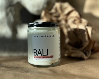Whipped Body Butter| Bali,  raw shea butter, shea butter cream, made with natural ingredients, moisturizing body cream