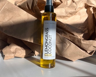 Body Oil| Lemongrass Coconut