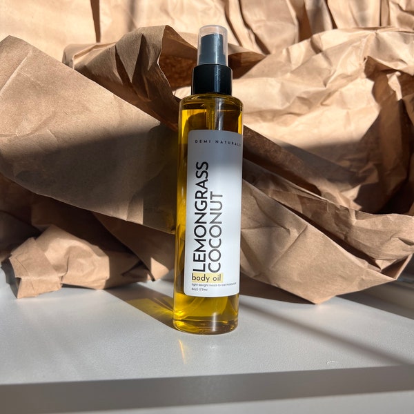 Body Oil| Lemongrass Coconut