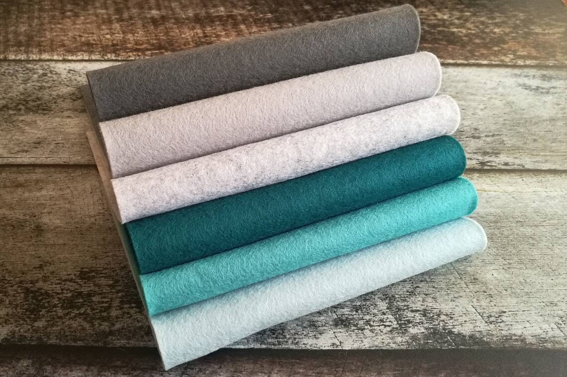 Wool Felt Sheets 100 Percent wool felt European pure wool Etsy