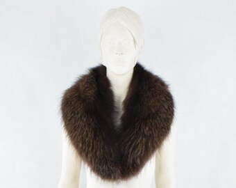 Massive Essential Finn Raccoon Handmade Men/'s Wrap Collar Scarf Stole Boa