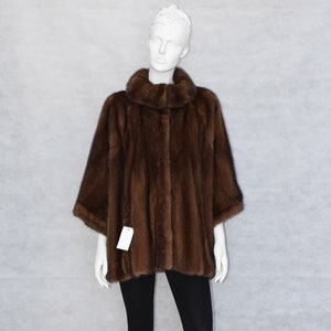 Plus size fur cape best sale