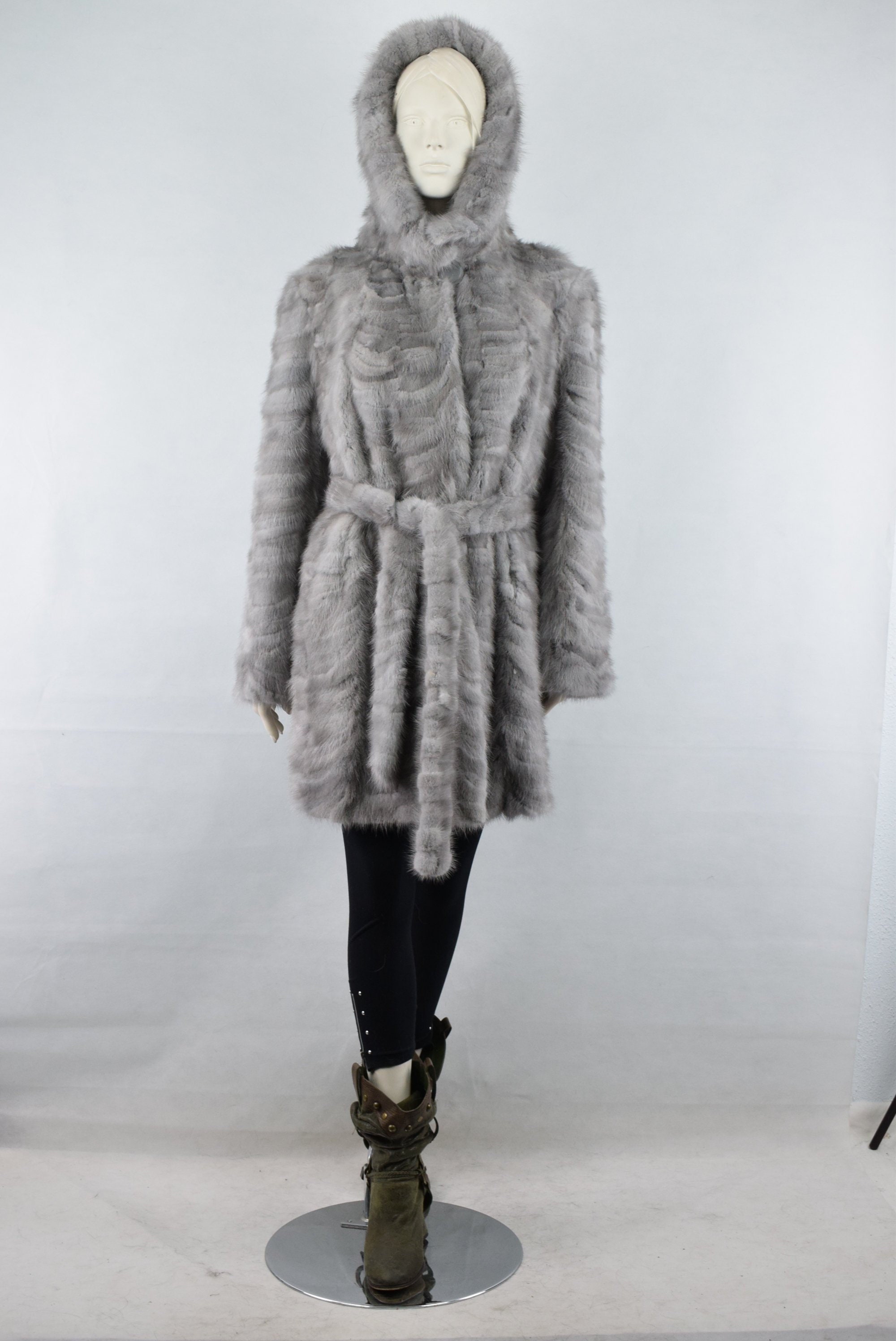 Fur store coat belt