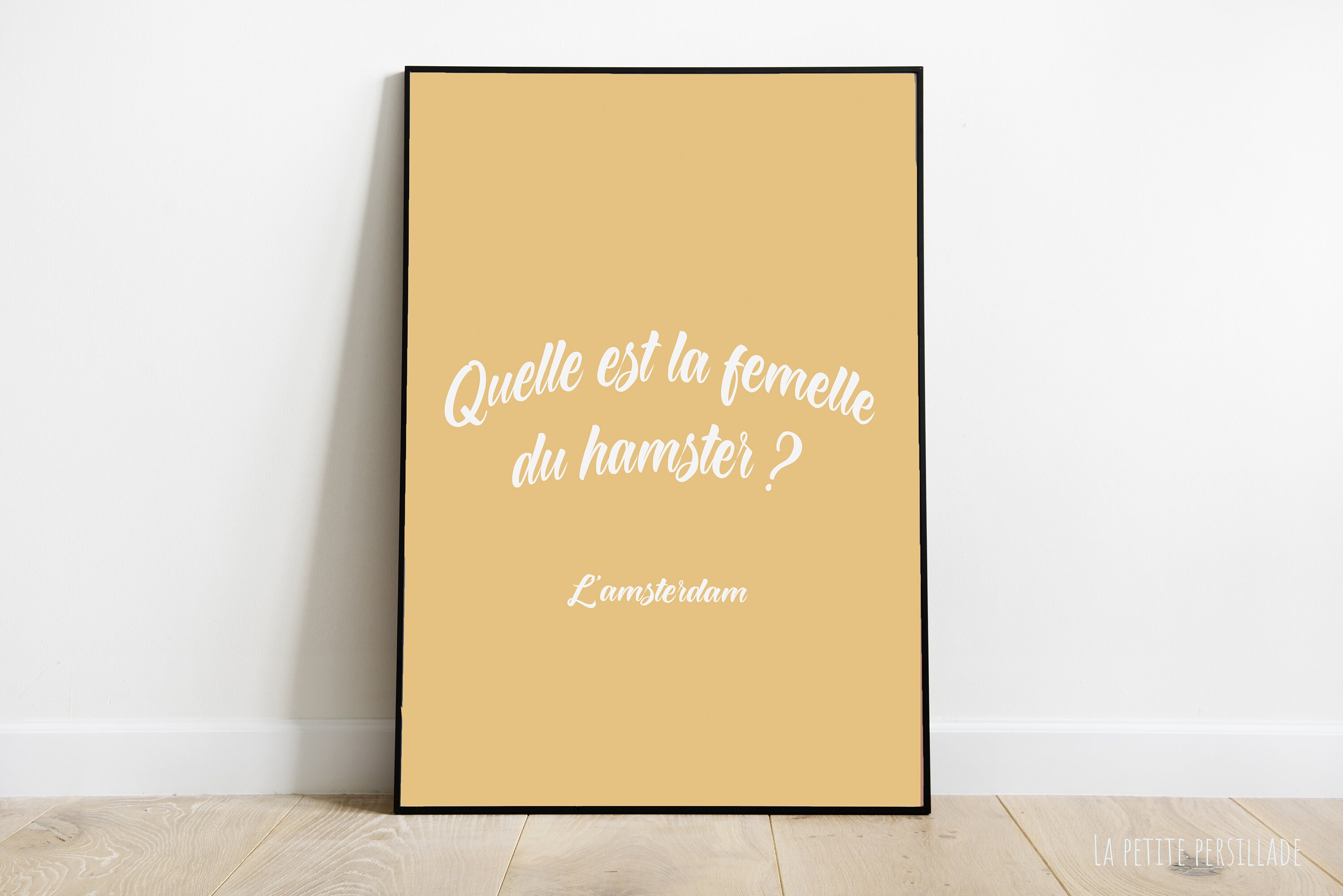Affiche Super Blague Carambar Hamster