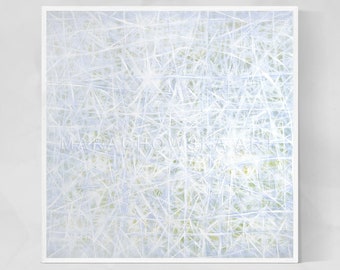 Abstract Snow Painting - Maria Marachowska