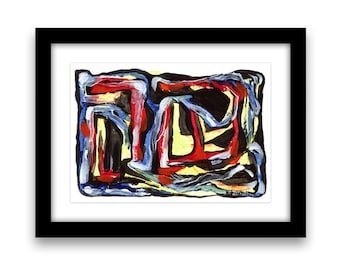 Abstract Expressionism Painting Graffiti - Abstract Art - Abstract Paintings - Abstract Art Pictures - painted by Maria Marachowska